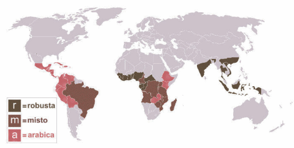 آخرین آمار تجارت جهانی قهوه